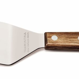 Łopatka Churrasco do obracania/przewracania, Tramontina, ciemny brąz, brązowy, 250x60mm