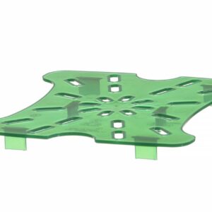 Ociekacz do pojemnika CamSquares Fresh Pro, Cambro, do pojemników 1,9l i 3,8l, zielony, 159x152x(H)16mm