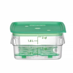 Pojemnik na żywność CamSquares Fresh Pro, Cambro, 1,9L, transparentny, 191x191x(H)98mm