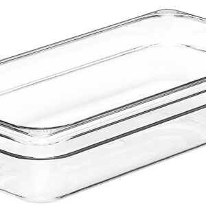 Pojemnik Camwear GN 1/3 z poliwęglanu, Cambro, GN 1/3, 2,4L, transparentny, 325x176x(H)65mm