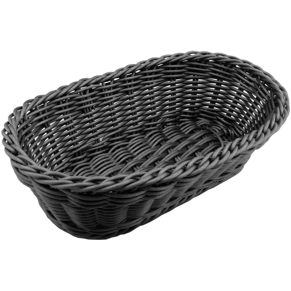 Koszyk uniwersalny z polipropylenu, czarny, 230x115x75 mm