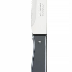 Nóż do steków, seria STEAK BASIC, Arcos, STEAK BASIC, czarny, (L)230mm, Ząbkowany