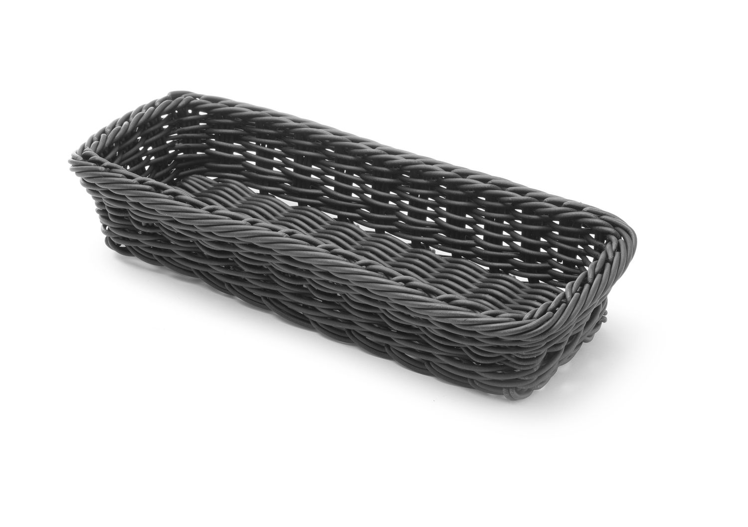 Koszyk na sztućce, HENDI, czarny, 270x100x(H)45mm