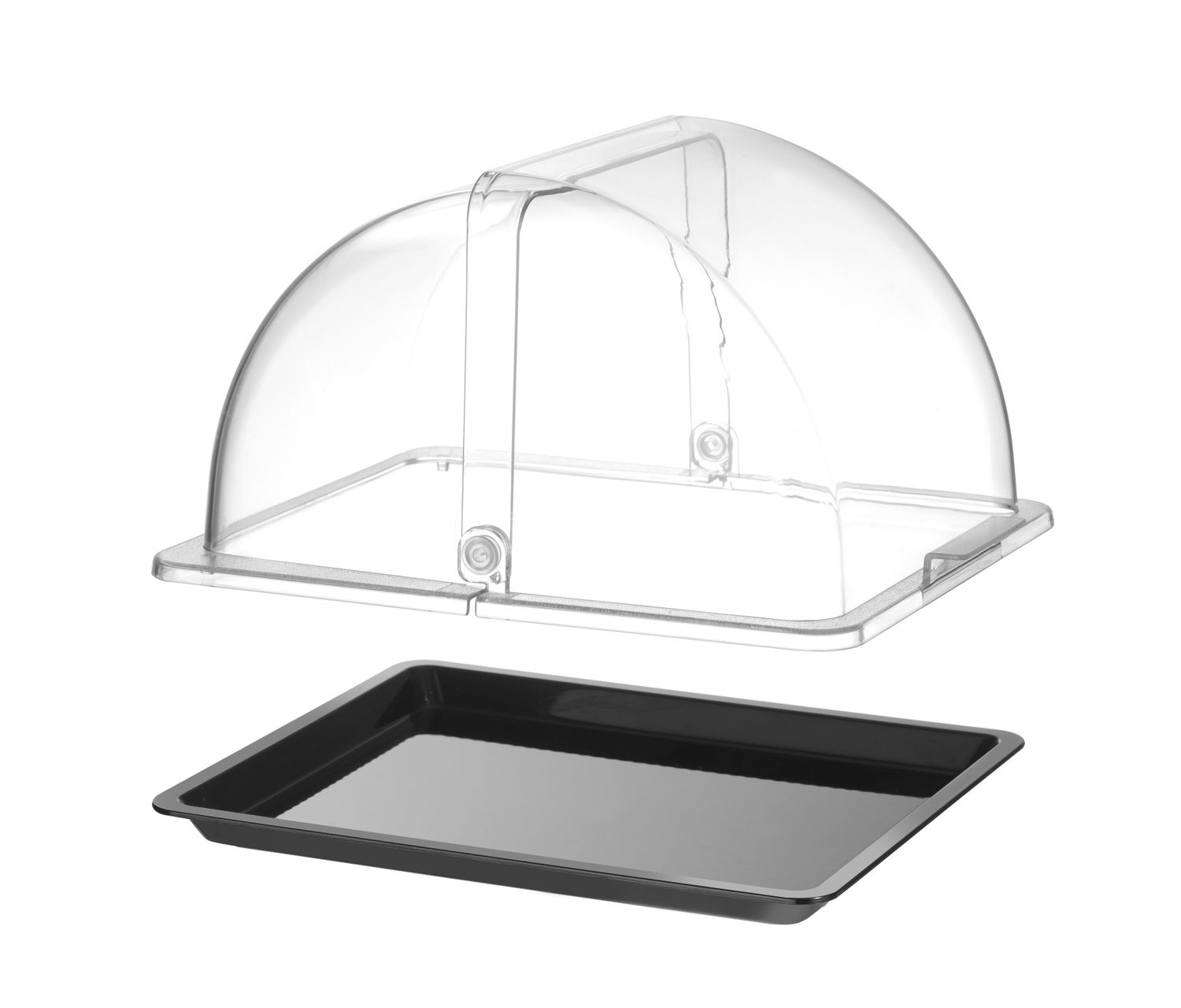 Witrynka roll-top, HENDI, GN 1/2, czarny, 325x265mm, Prostokątny - obrazek 8