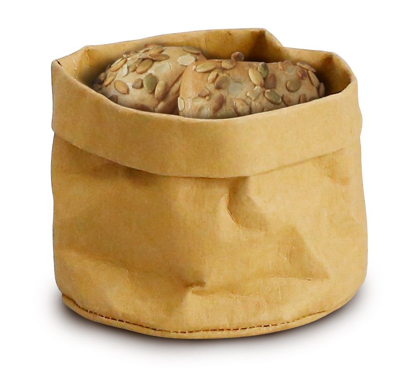 Torba papierowa na pieczywo, HENDI, beżowy, 170x170x(H)150mm
