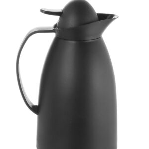Termos ze szklanym wkładem, HENDI, 1L, czarny, ⌀140x(H)268mm
