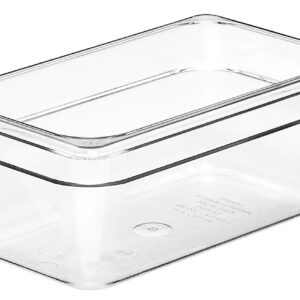 Pojemnik Camwear GN 1/4 z poliwęglanu, Cambro, GN 1/4, 2,5L, transparentny, 162x265x(H)100mm