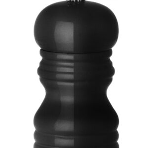 Młynek do pieprzu drewniany, HENDI, czarny, ⌀50x(H)113mm