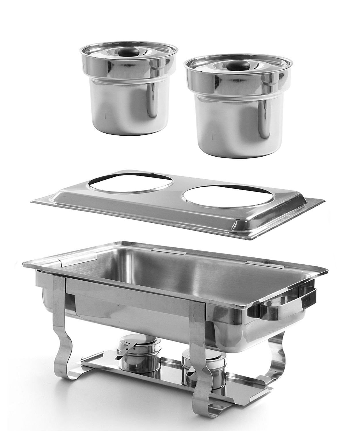 Adapter GN 1/1 na 2 wkłady do bemaru, HENDI, Adapter, GN 1/1, 530x325x(H)30mm - obrazek 2