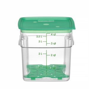 Pojemnik na żywność CamSquares Fresh Pro, Cambro, 3,8L, transparentny, 191x191x(H)183mm