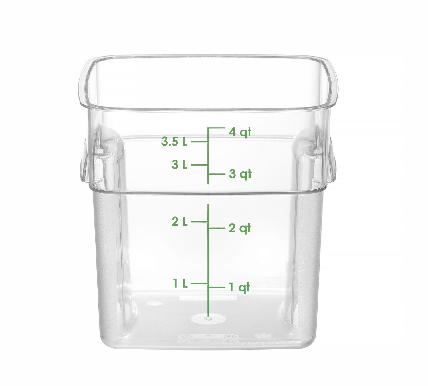 Pojemnik na żywność CamSquares Fresh Pro, Cambro, 3,8L, transparentny, 191x191x(H)183mm - obrazek 2