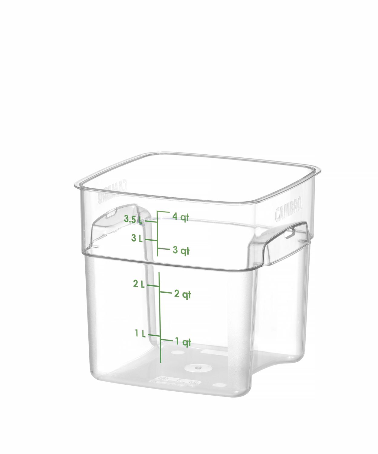 Pojemnik na żywność CamSquares Fresh Pro, Cambro, 3,8L, transparentny, 191x191x(H)183mm - obrazek 5