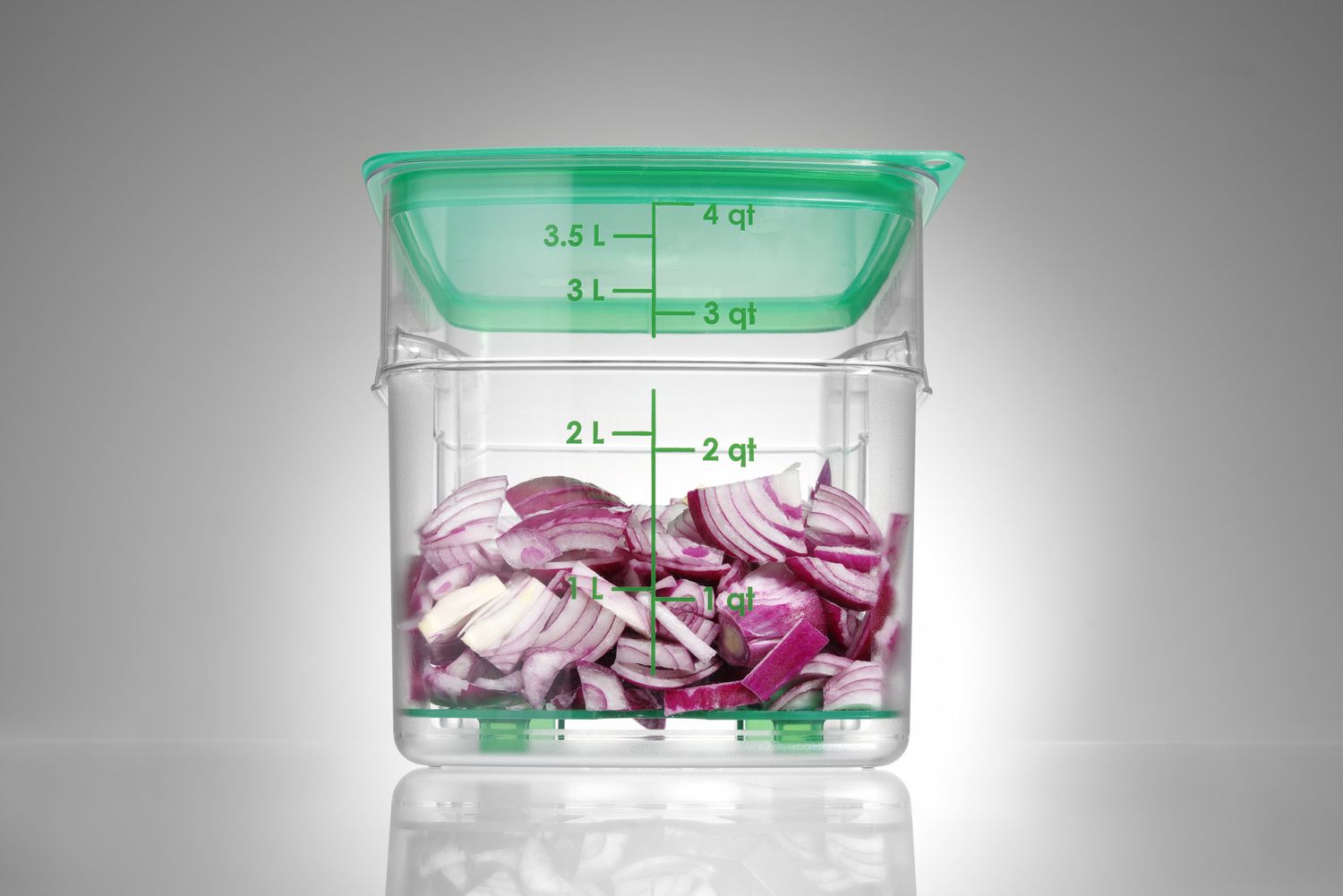 Pojemnik na żywność CamSquares Fresh Pro, Cambro, 3,8L, transparentny, 191x191x(H)183mm - obrazek 9