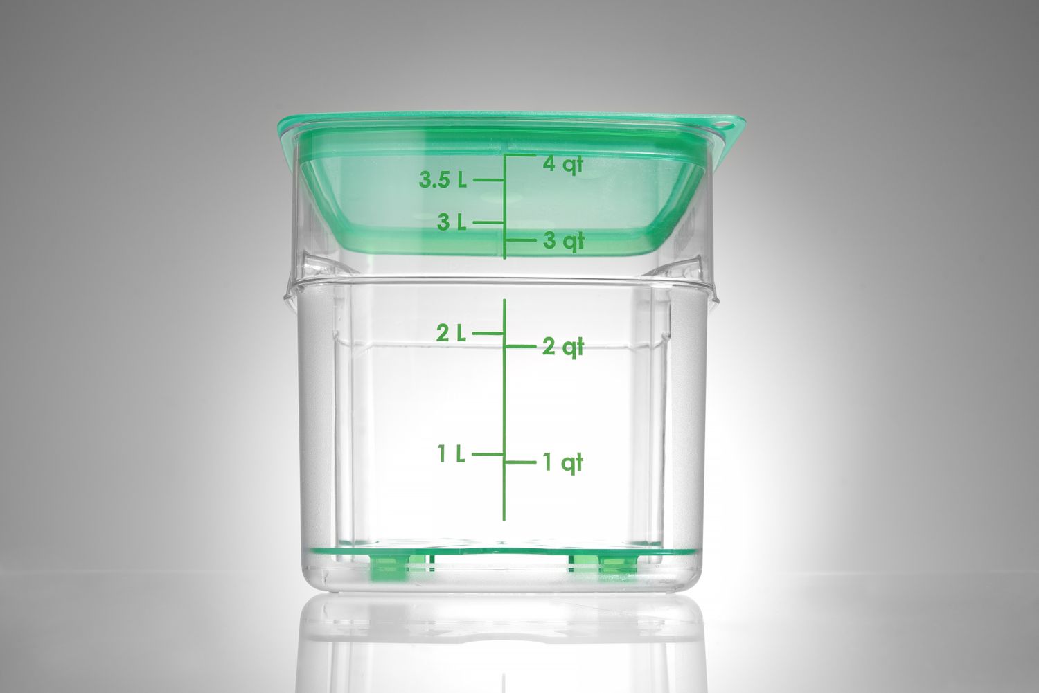 Pojemnik na żywność CamSquares Fresh Pro, Cambro, 3,8L, transparentny, 191x191x(H)183mm - obrazek 10