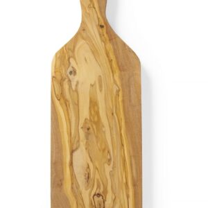 Deska do serwowania z drewna oliwnego z uchwytem, HENDI, 400x140x(H)18mm