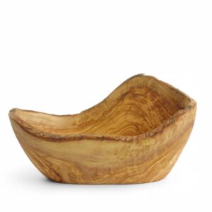 Miska dekoracyjna z drewna oliwnego, HENDI, 300x190x(H)110mm