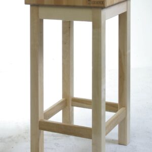 Kloc masarski drewniany z podstawą, HENDI, 400x400x(H)150mm