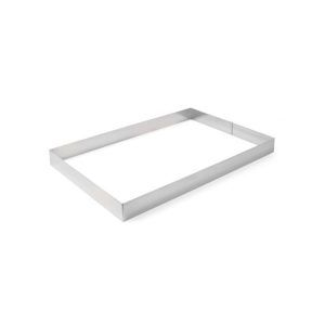 Rant piekarniczo-cukierniczy prostokątny, HENDI, 585x385x(H)60mm