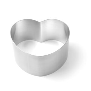 Rant piekarniczo-cukierniczy serce, HENDI, w zestawie 4 ranty: 150, 250, 350, 450 mm, 4 szt., (H)80mm