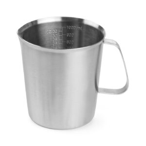 Miarka stalowa, HENDI, 1L, ⌀120x(H)130mm