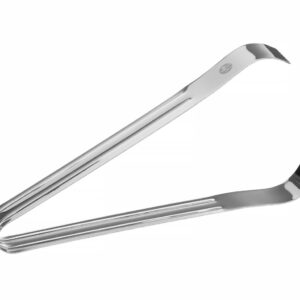 Szczypce do lodu - zestaw 2 szt., BarUp, srebrny, (L)180mm