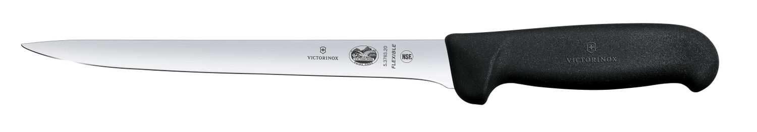 Nóż do filetowania, Victorinox, czarny, (L)339mm