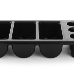 Pojemnik na sztućce GN 1/1, HENDI, czarny, 530x325x(H)105mm