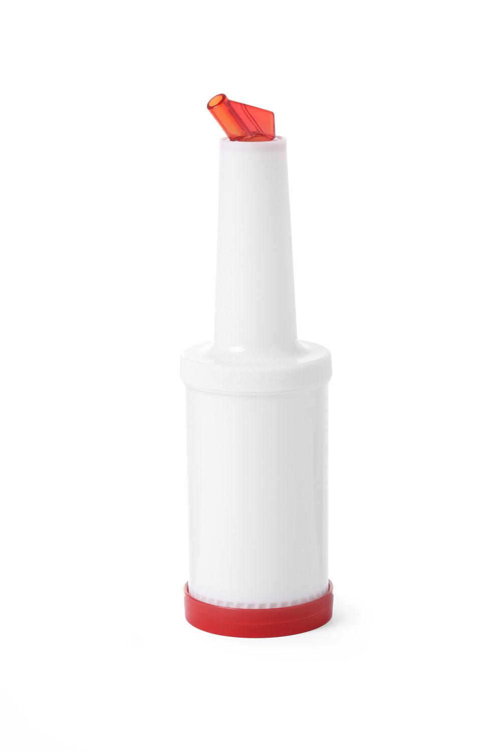 Dyspenser barmański z wymiennymi końcówkami, BarUp, 0,8L, biały, ⌀90x(H)300mm - obrazek 2