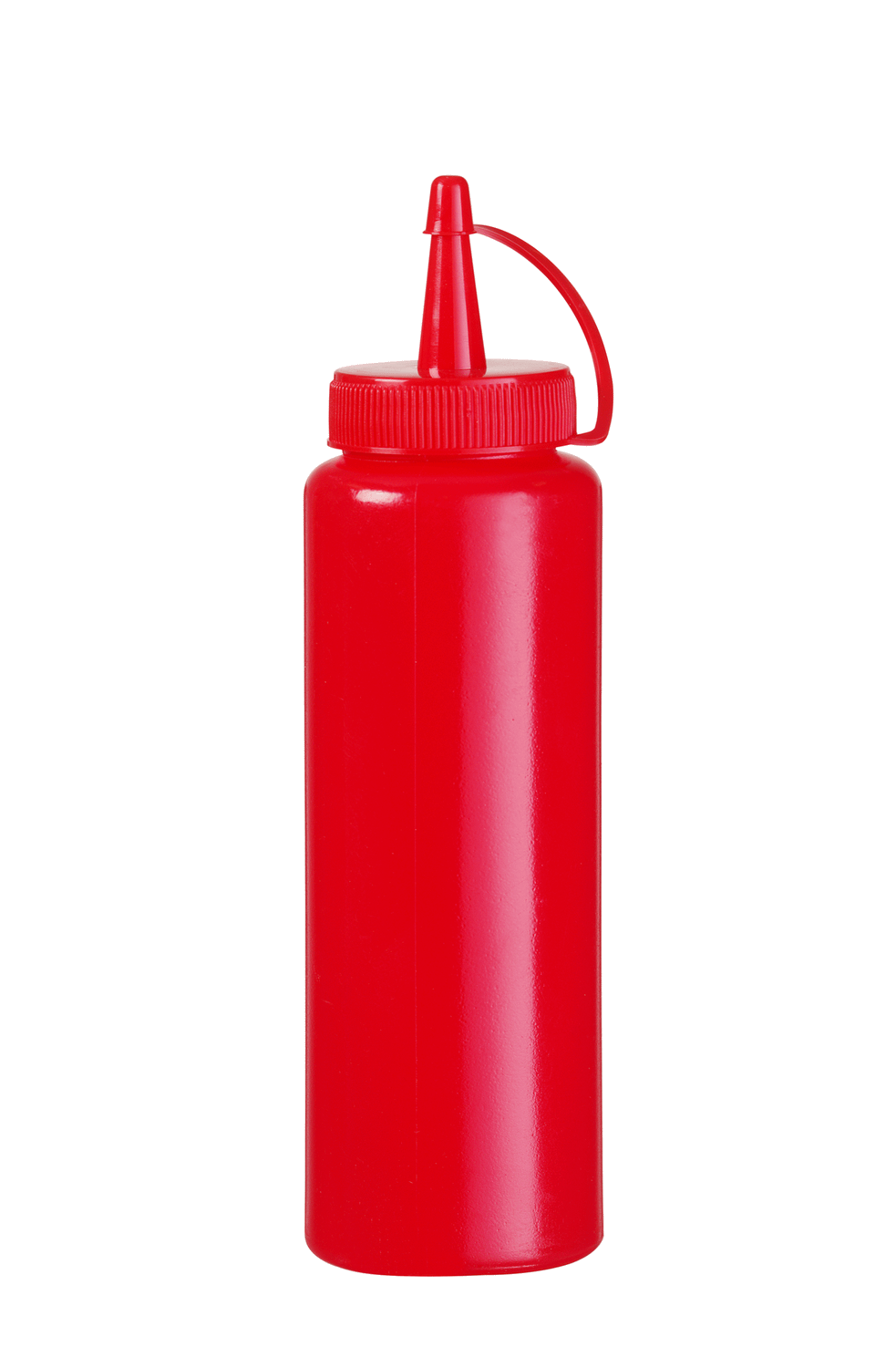 Dyspenser do zimnych sosów, HENDI, 0,7L, czerwony, ⌀70x(H)240mm