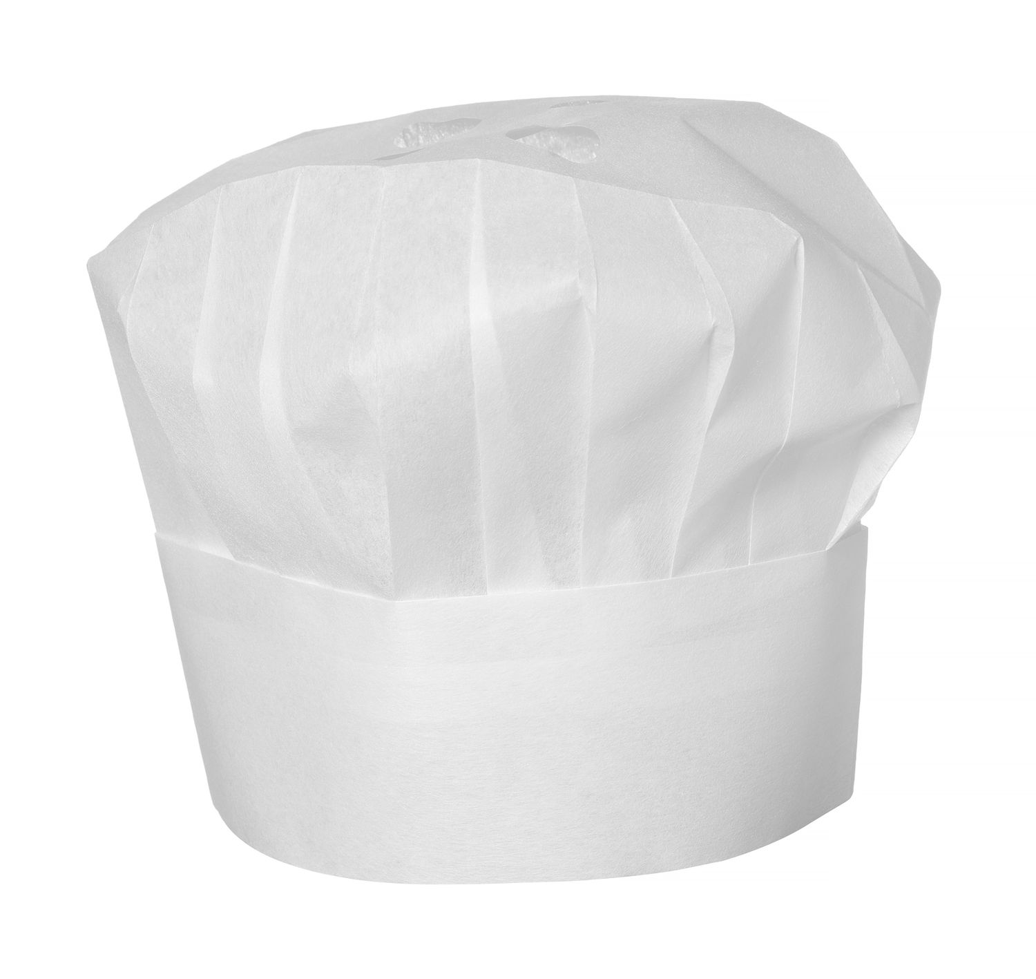 Czapka kucharska – zestaw 10 szt., HENDI, biały, 10 szt., ⌀300x(H)230mm
