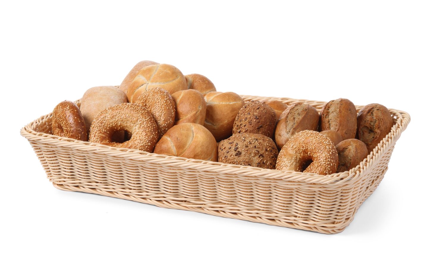 Koszyk do pieczywa prostokątny GN 1/1, HENDI, 530x320x(H)90mm - obrazek 2