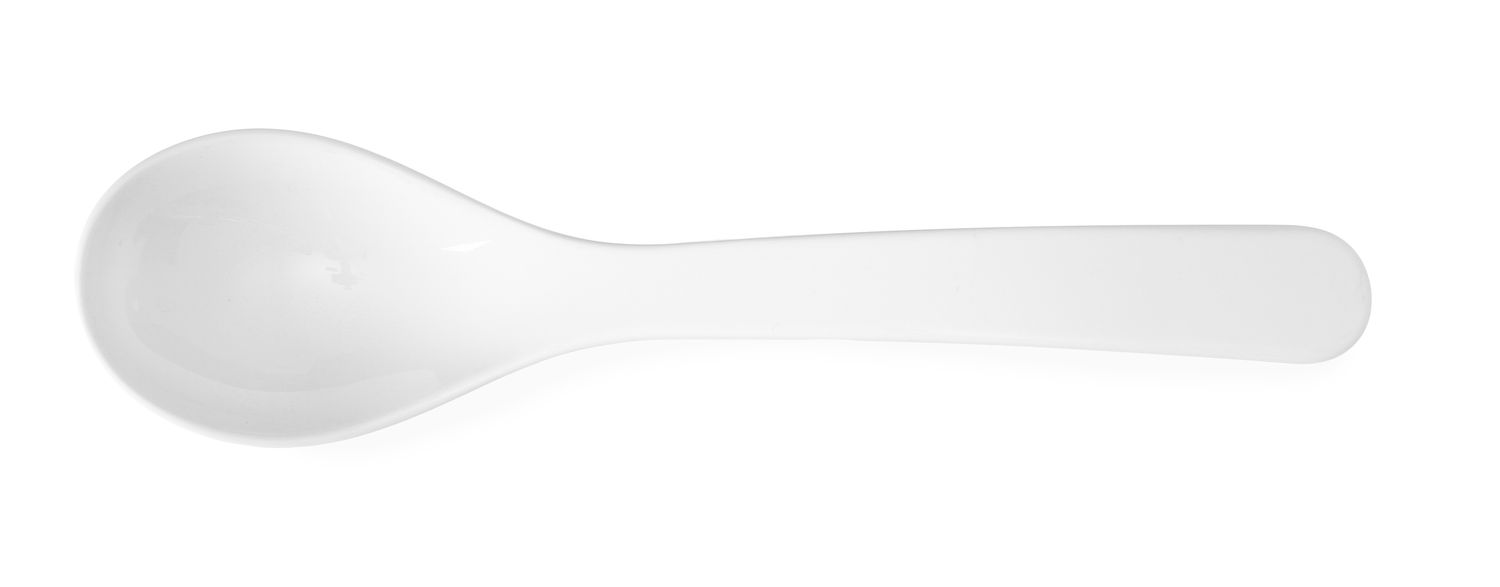 Łyżka do sałatek, HENDI, 0,03L, biały, 235x55mm