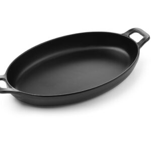 Rondelek czarny mini owalny Little Chef, Fine Dine, czarny, 263x140x(H)37mm