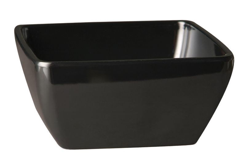 Miska kwadratowa, czarny, 250x250x(H)105mm