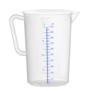 Miarka z polipropylenu, HENDI, Kitchen Line, 1L, ⌀110x(H)170mm
