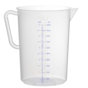 Miarka z polipropylenu, HENDI, Kitchen Line, 5L, ⌀190x(H)270mm