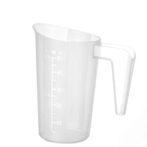 Miarka z polipropylenu piętrowalna, HENDI, Kitchen Line, 0,5L, ⌀95x(H)136mm