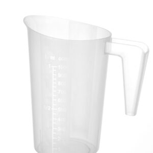 Miarka z polipropylenu piętrowalna, HENDI, Kitchen Line, 1L, ⌀124x(H)170mm