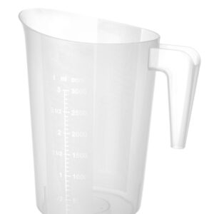 Miarka z polipropylenu piętrowalna, HENDI, Kitchen Line, 3L, ⌀181x(H)233mm