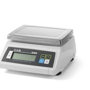 Waga wodoodporna z legalizacją, CAS, 30 kg, 278x317x(H)141mm