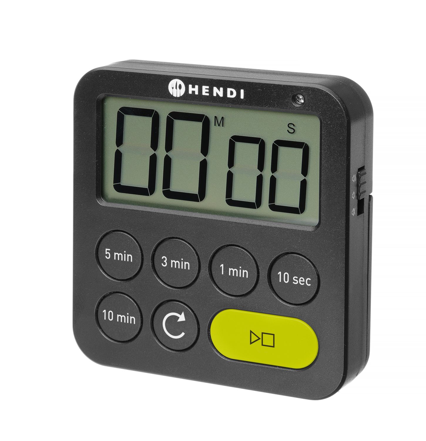Timer jednozakresowy, HENDI, czarny, 82x20x(H)88mm - obrazek 2