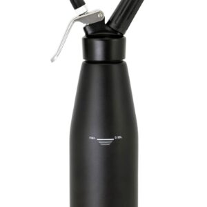 Syfon do bitej śmietany, HENDI, Kitchen Line, 0,95L, czarny, ⌀95x(H)320mm