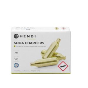 Naboje do wody sodowej CO₂, BarUp, złoty, 10 szt