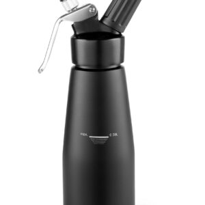 Syfon do bitej śmietany, HENDI, Kitchen Line, 0,5L, czarny, ⌀80x(H)260mm