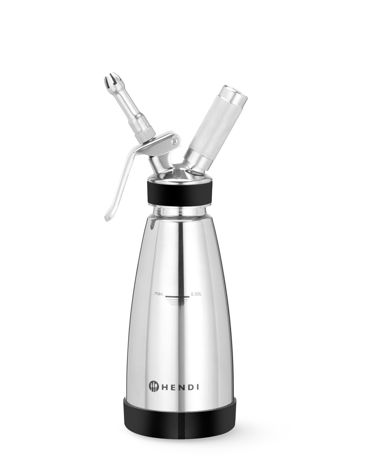 Termo syfon do ciepłych i zimnych sosów, HENDI, 0,5L, ⌀95x(H)275mm