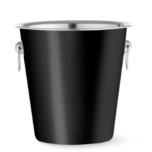 Wiadro do szampana, BarUp, 3,3L, czarny, ⌀220x(H)190mm