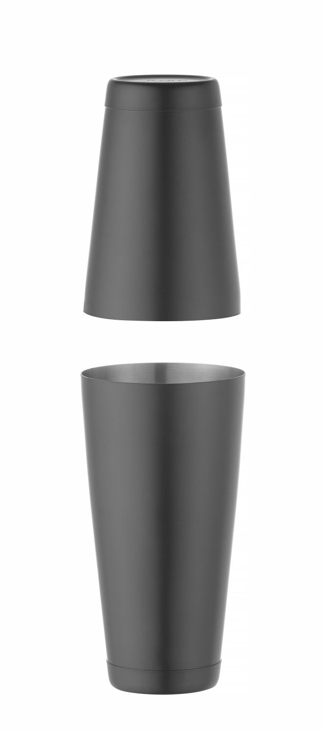 Shaker bostoński Tin-on-Tin, BarUp, 0,8L, czarny, ⌀90mm - obrazek 2