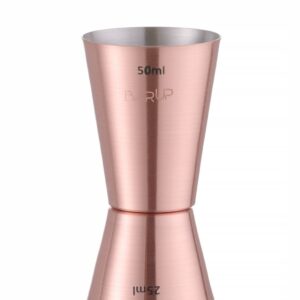 Jigger – miarka barmańska 25/50 ml, BarUp, miedziany, ⌀42x(H)86mm