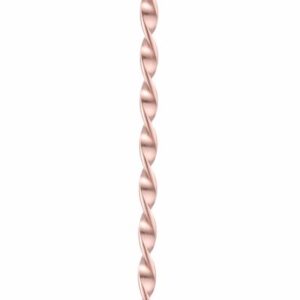 Łyżka barmańska z muddlerem, BarUp, miedziany, 280x35mm