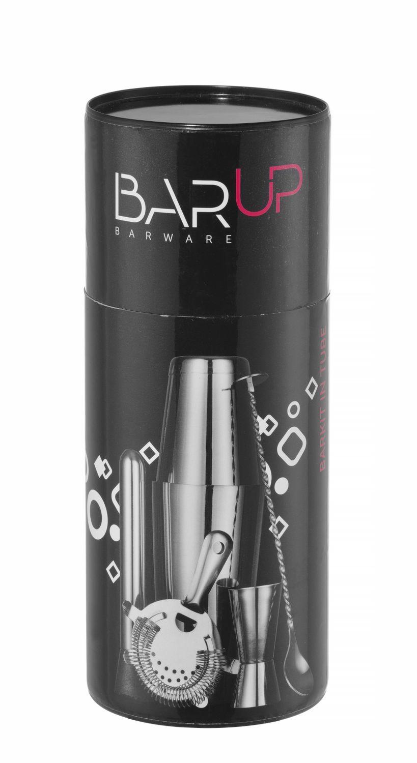 Zestaw barmański w tubie, BarUp, ⌀120x(H)320mm